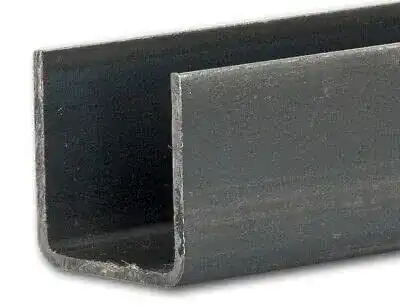 U-Profil aus Stahl von Ownhut, schwarz, 1000 mm, 30x30x3 mm
