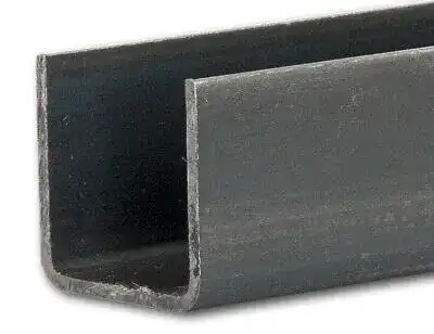 U-Profil aus Stahl von Ownhut, schwarz, 1000 mm, 30x30x3 mm