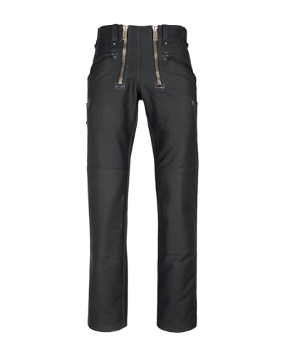 Zunfthose OYSTER Fabian Zwirn Pilot in Schwarz, Größe 23