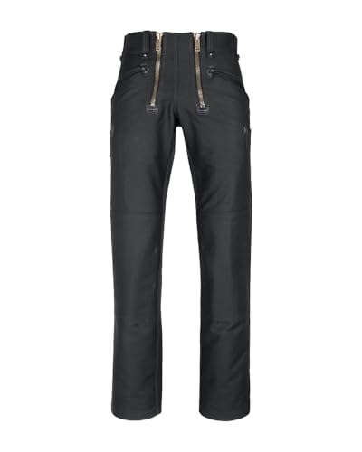Zunfthose OYSTER Fabian Zwirn Pilot in Schwarz, Größe 23