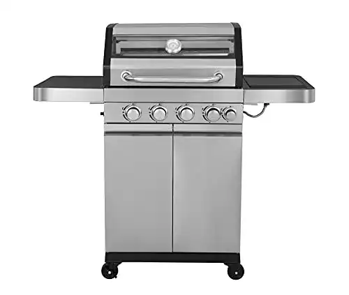 Edelstahl-Gasgrill Sunset Beach von El Fuego mit 4 + 1 Brennern