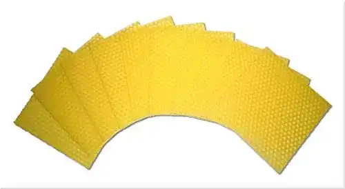 Bienenwachsplatten Dakamilech 10 Stück für Kerzen und Basteln