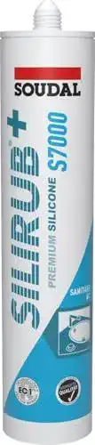 Soudal Silirub+ S7000 Sanitärsilikon 310 ml silbergrau