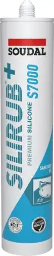 Soudal Silirub+ S7000 Sanitärsilikon 310 ml silbergrau