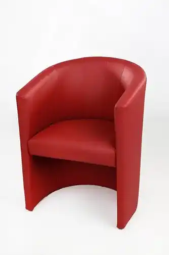 Cocktailsessel Design in Rot für Clubs und Büros
