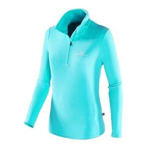 Skipullover für Damen von Black Crevice in Blau/Weiß, Größe 42