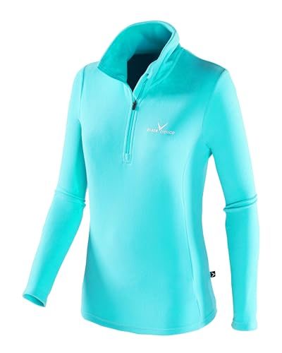 Skipullover für Damen von Black Crevice in Blau/Weiß, Größe 42