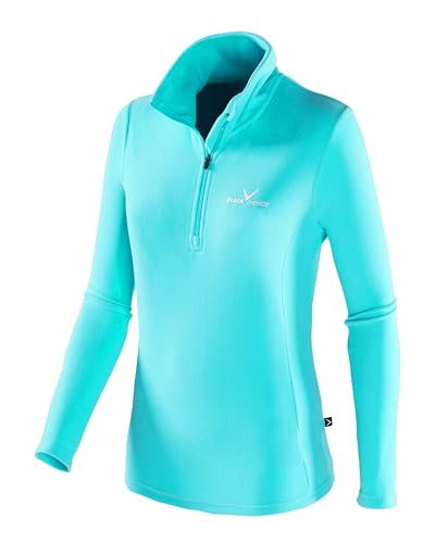 Skipullover für Damen von Black Crevice in Blau/Weiß, Größe 42