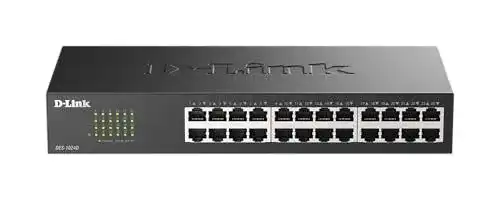 D-Link DES-1024D 24-Port Fast Ethernet Switch für Unternehmensnetzwerke