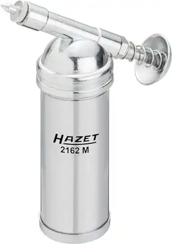 Mini-Fettpresse Hazet 2162M mit Schmiernippeln für präzise Schmierung