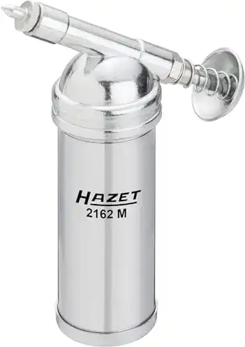 Mini-Fettpresse Hazet 2162M mit Schmiernippeln für präzise Schmierung