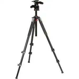 Manfrotto 055XPRO3 Aluminium-Stativ Kit mit 3-Wege-Neiger