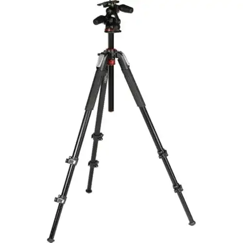 Manfrotto 055XPRO3 Aluminium-Stativ Kit mit 3-Wege-Neiger
