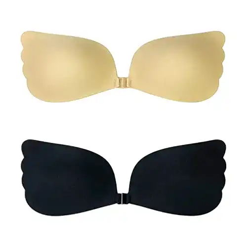 Klebe-BH ANUXERA 2 Stück Klebe BH Push Up trägerloser BH