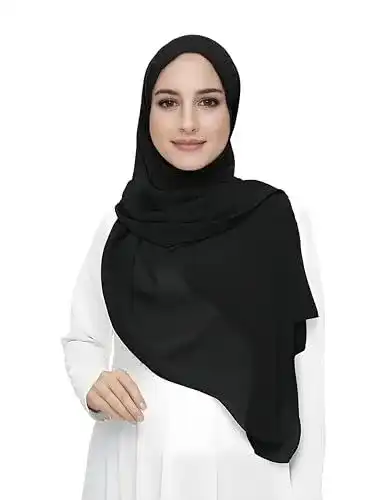 Hijab Lina & Lily Damen Muslim Premium Chiffon Kopftuch Schal