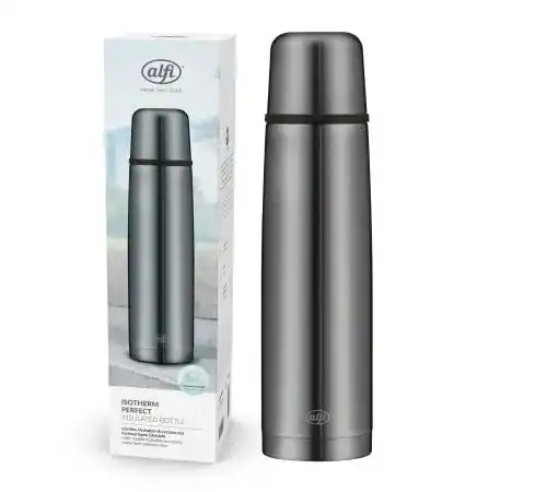 Isolierflasche 1 Liter alfi Isotherm Perfect AV 1,0l cool grey mat