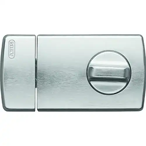 ABUS 2110 Tür-Zusatzschloss mit Drehknauf in Silber