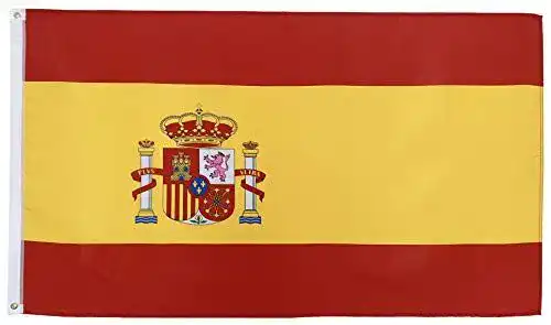 Spanien Flagge 90 x 150 cm von Flagscout hochwertige Verarbeitung