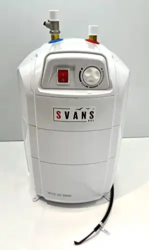 Warmwasserspeicher 10 Liter Svans 12V Boiler für Wohnmobile und Camping