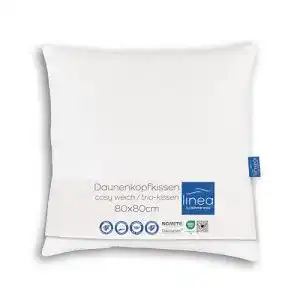 Daunenkissen 80×80 von Böhmerwald Exclusiv mit Dreikammer-Technologie