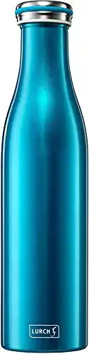 Lurch 240861 Isolierflasche aus Edelstahl für heiße und kalte Getränke