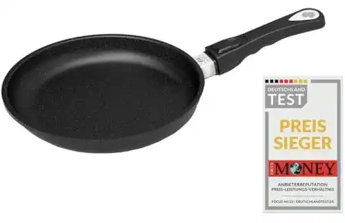 AMT Gastroguss Bratpfanne 24 cm mit abnehmbarem Stiel