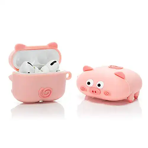 YIGEYI Silikon Hülle für AirPods Pro Kompatibles Zubehör