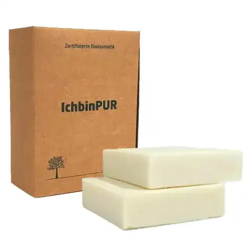 Haarseife IchbinPUR Doppelpack 2x90g Biokosmetik