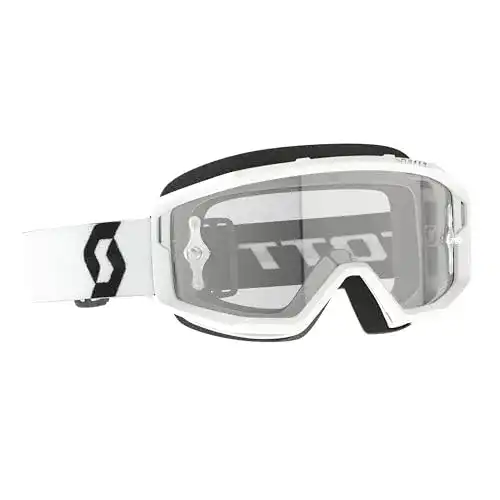 Scott Goggle Primal Skibrille in klar Weiß/Schwarz