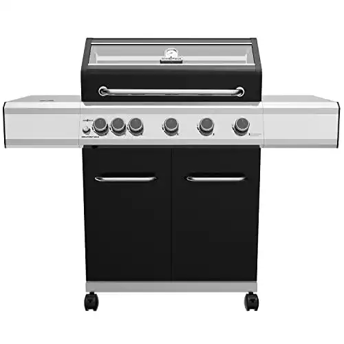 Gasgrill Grillfürst G510G mit 5 Brennern und Edelstahl-Oberfläche