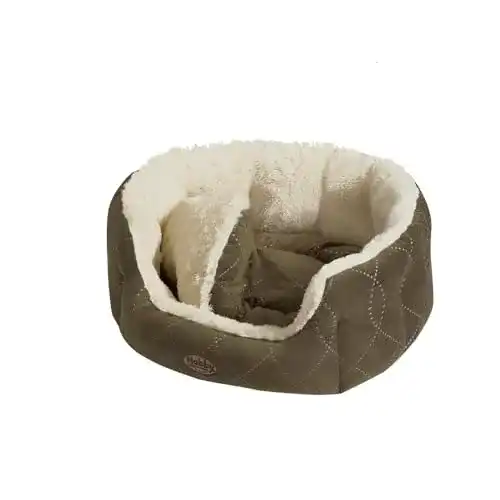 Hundebett Nobby Komfortbett Ceno in Beige und Braun