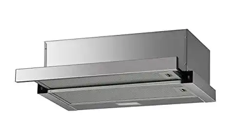 Flachschirmhaube Pro Kira FH60MS 350 m³/h 60 cm für Küchen