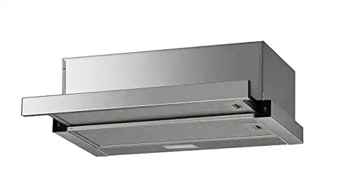 Flachschirmhaube Pro Kira FH60MS 350 m³/h 60 cm für Küchen