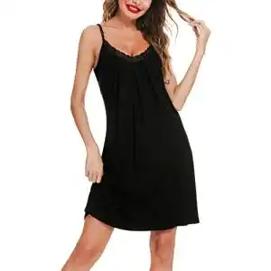 Unterkleid Lovasy Nachthemd für Damen mit Spaghettiträgern