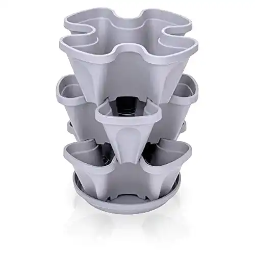 Pflanzturm Minify Blumentopf Säulentopf stapelbar 3er oder 6er Set