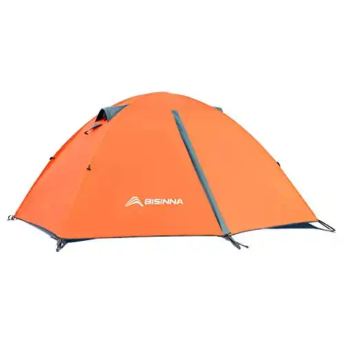 BISINNA 2-Personen-Zelt für Camping, einfach aufzubauen, Kuppel, 3 Saison