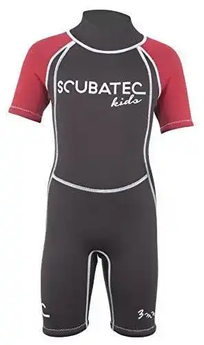 Neoprenanzug Scubatec 3mm für Kinder Shorty Kids Wave
