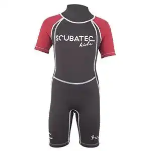 Neoprenanzug Scubatec 3mm für Kinder Shorty Kids Wave