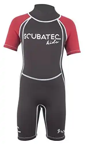 Neoprenanzug Scubatec 3mm für Kinder Shorty Kids Wave