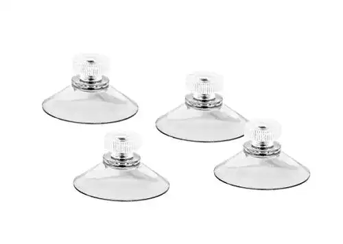 Saugnapf Vakuplastic 4 x Ø 40 mm mit M4 Gewinde aus V2A Edelstahl