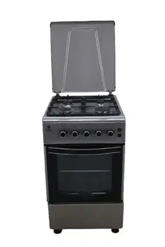 Gasherd Gasline 50 cm mit 4 Flammen und Gasbackofen SHGG5060AZU