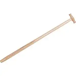 Spatenstiel Triuso aus Esche mit T-Griff und gerader Form, 95 cm