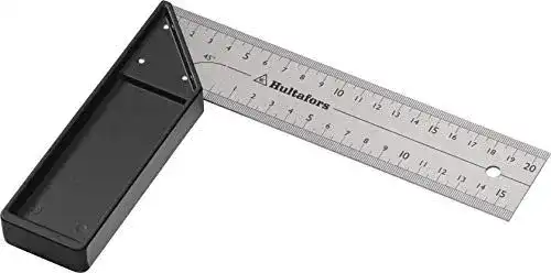 Hultafors Schreinerwinkel 20 cm 260003 Anschlagwinkel aus Aluminium