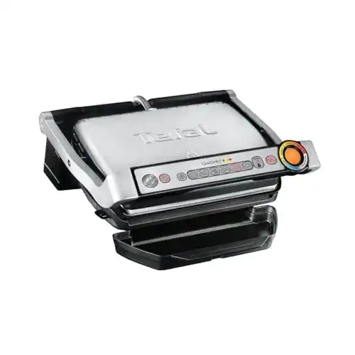 Tefal Optigrill Plus GC712D34 aus Metall und Titan
