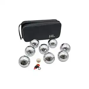 Boule GICO Boules Set für Petanque und Boccia – 8er Set aus Stahl