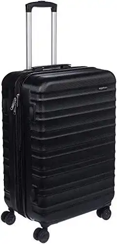 Mittelgroßer Hartschalenkoffer von Amazon Basics – 68 cm, Schwarz