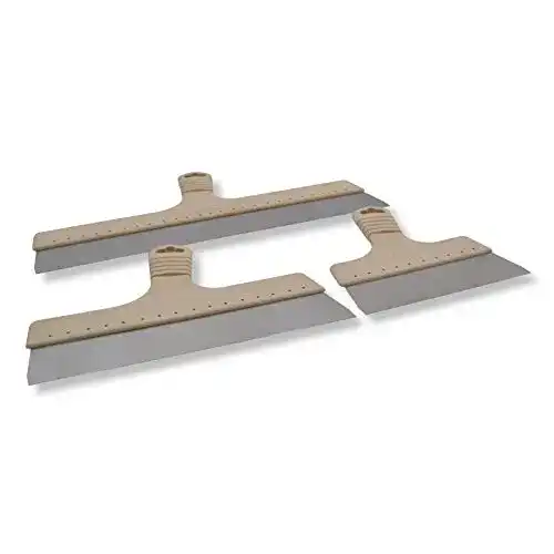 Flächenspachtel Dewepro 3er Set 200x57mm, 300x57mm, 450x57mm
