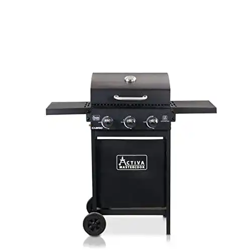 Gasgrill ACTIVA Cabrio Kompakter Gasgrill mit 3 Brennern
