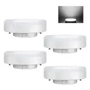 GX53 LED Leuchtmittel 9W Kaltweiß 6500K, CRI > 85, 4er Pack
