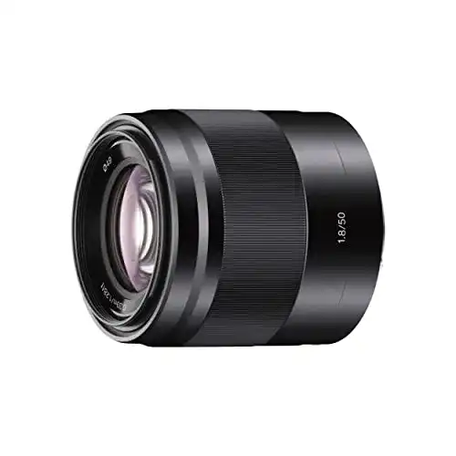 Sony E-Mount Objektiv SEL-50F18 für Porträtaufnahmen